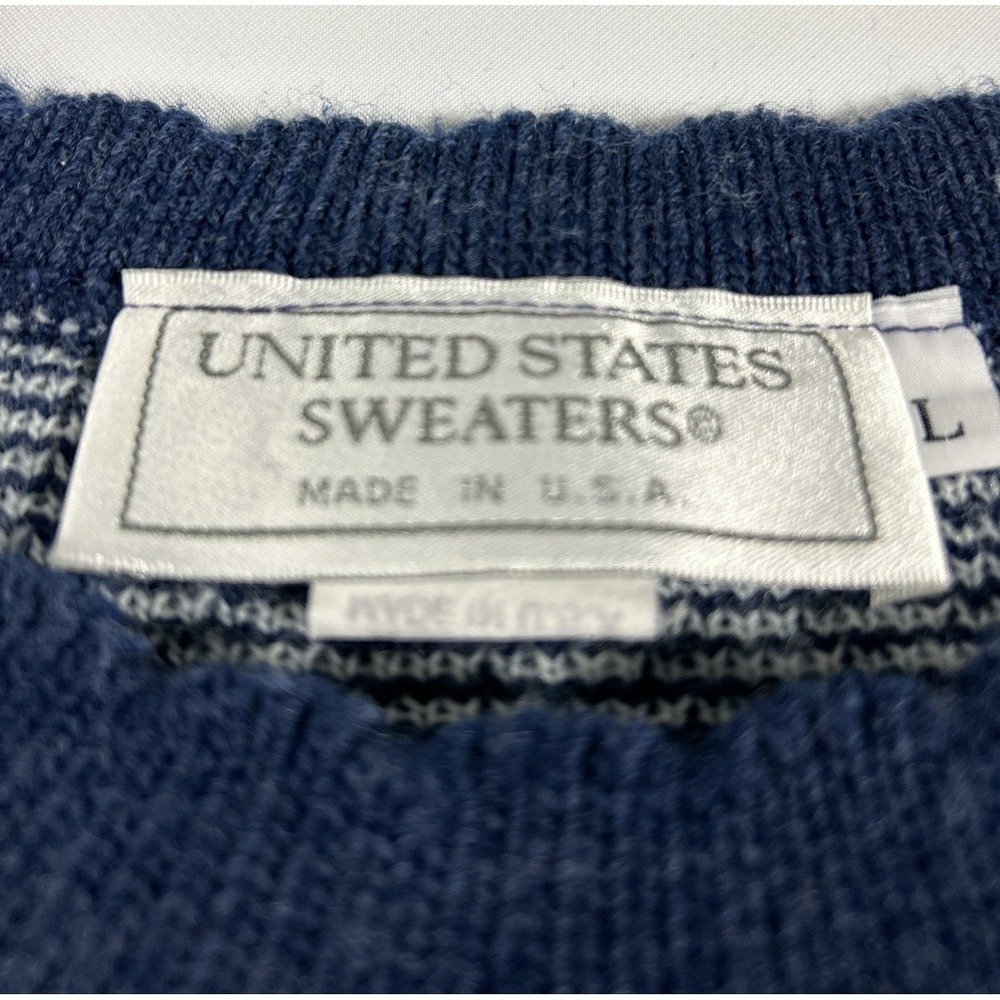 United States Sweaters Crewneck Women's Large Grandmacore Rose Floral Print - Picture 5 of 11
